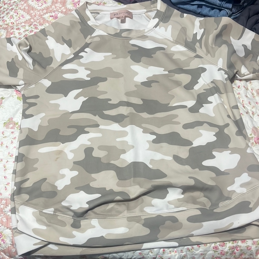 Philosophy camo shirt